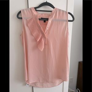 Banana Republic Pink Top with Neckline Detail